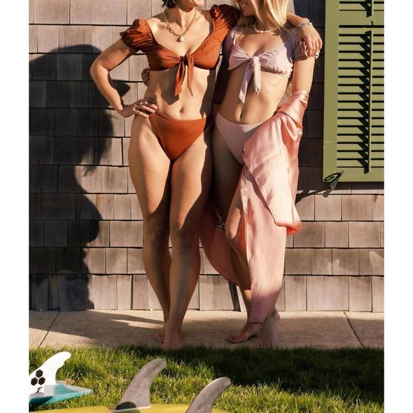 NEW OLIVE SURF the breelyn bikini top in morocco - Picture 3 of 3